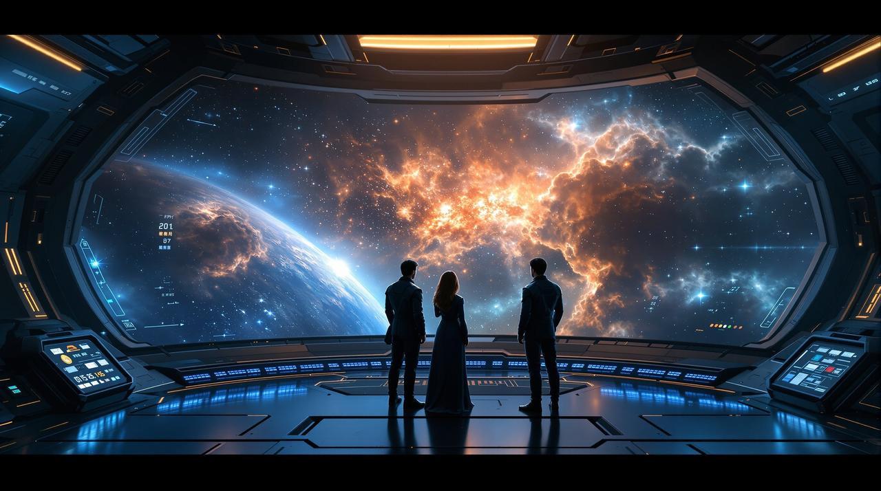 露谷影院热播科幻巨制星际航道精彩场景
